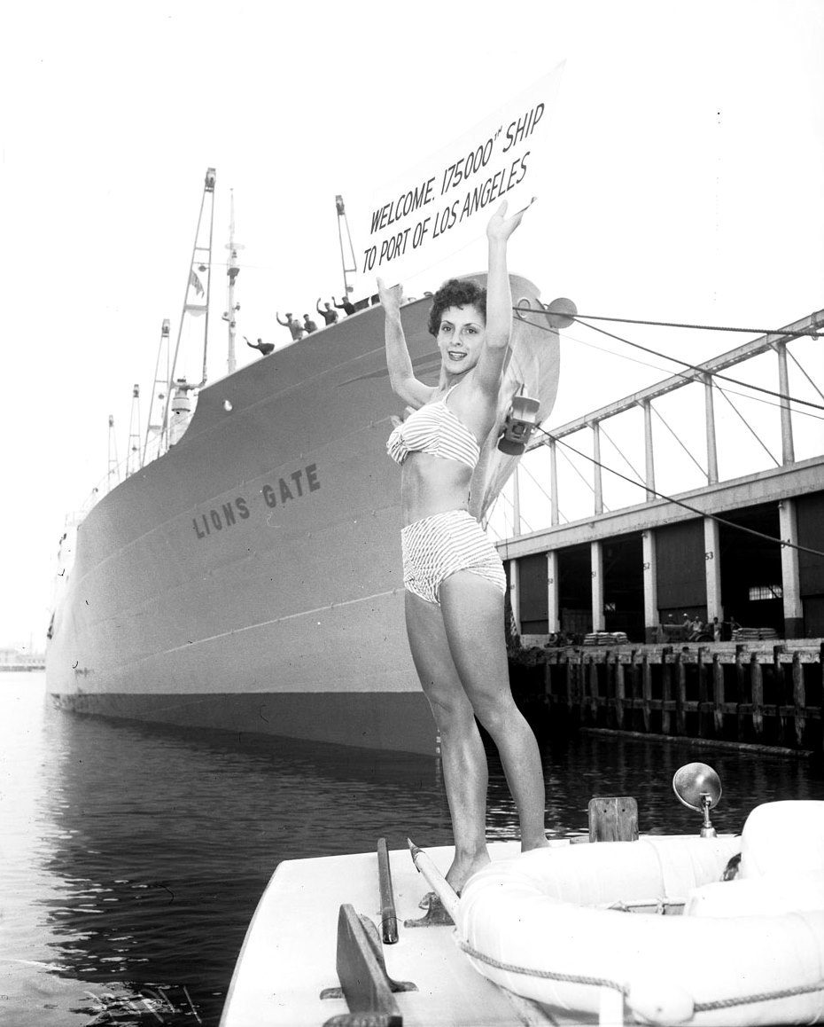 Miss Los Angeles Harbour - 1956