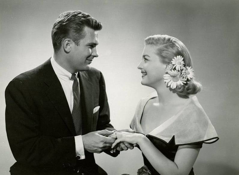 William Leslie - Constance Towers in Bring your smile along 1955