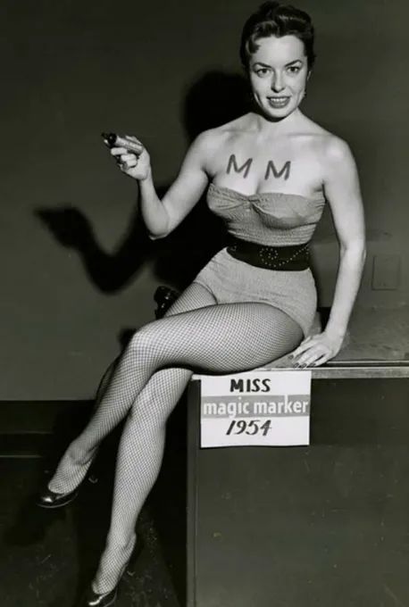 “Miss Magic Marker, 1954”
