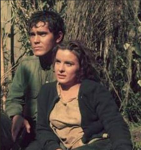 Jeffrey Hunter - Jean Peters (Lure of the wilderness) 1952