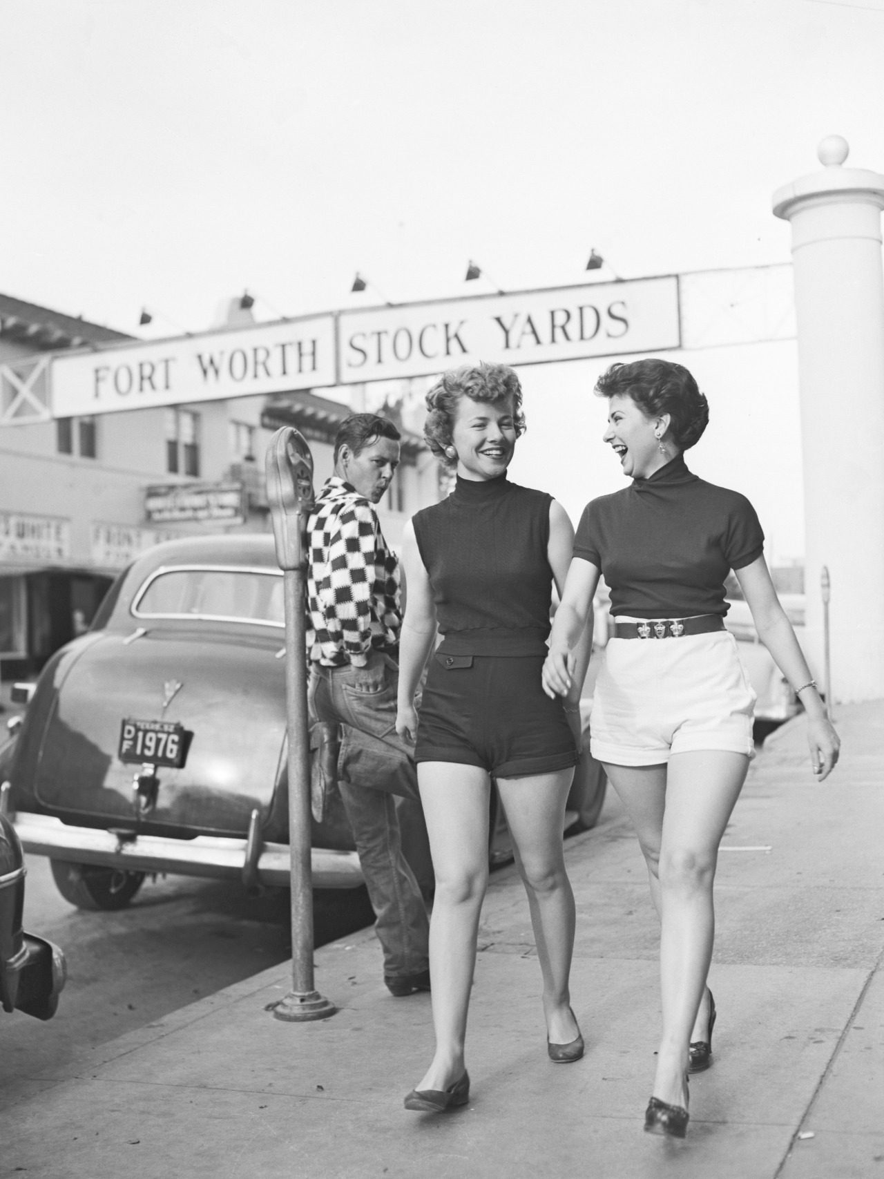Mini Shorts In Public, Fort Worth, Texas 1952