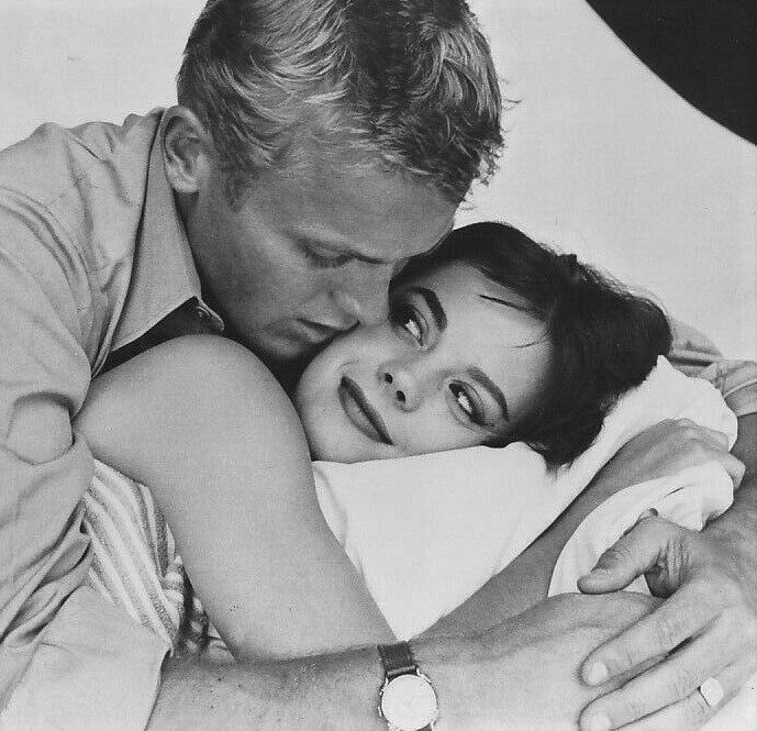 Tab Hunter and Natalie Wood for The Girl He Left Behind, 1956