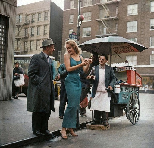 Julie Newmar, NYC, 1950s