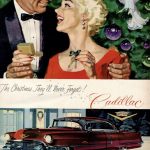 1956 Cadillac Christmas advertising