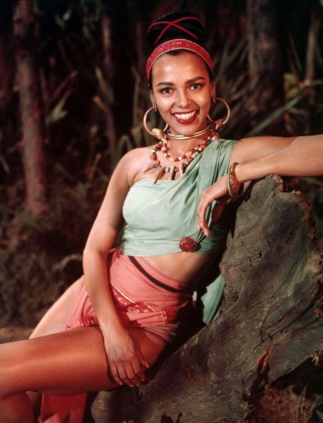 Dorothy Dandridge in costume for Tarzan’s Peril (1951)