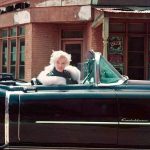 Marilyn Monroe, in her new ’54 Cadillac Eldorado