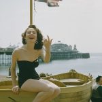 Swimsuit in Blackpool, England, 1954