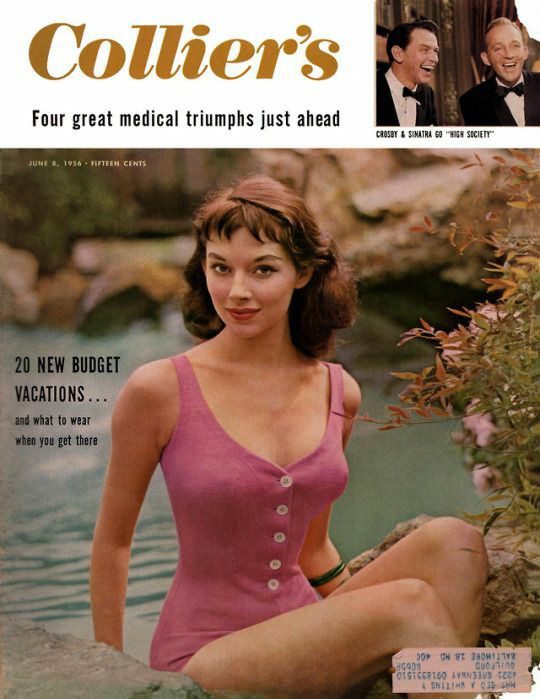 Vikki Dougan on the cover of Collier’s magazine (June 8, 1956)