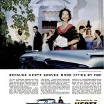 1958 Hertz Rent a Car ad