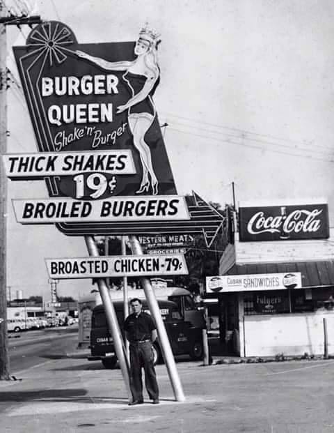 Burger Queen in Tampa, Florida in 1958