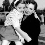 Judy Garland with daughter Liza Minnelli, 1952