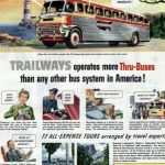 1951 Travelways bus advertising