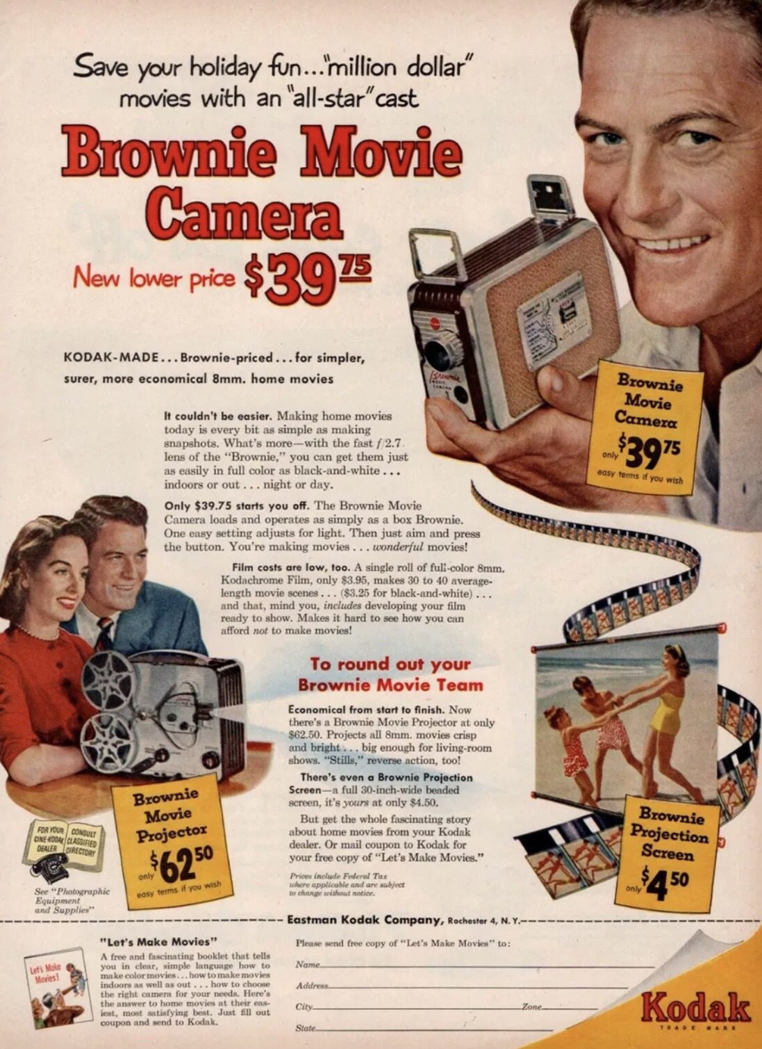 1953 Kodak Brownie Movie Camera