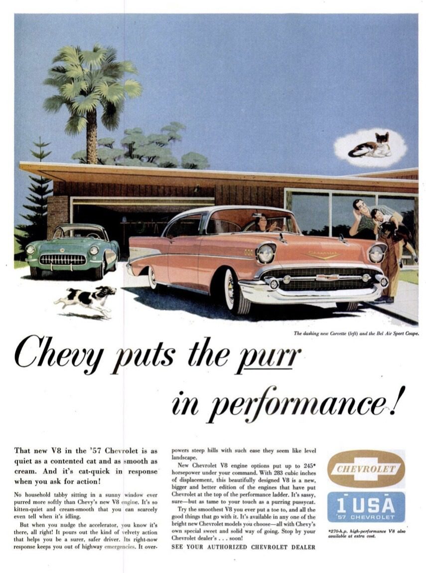 1957 Chevrolet advertising