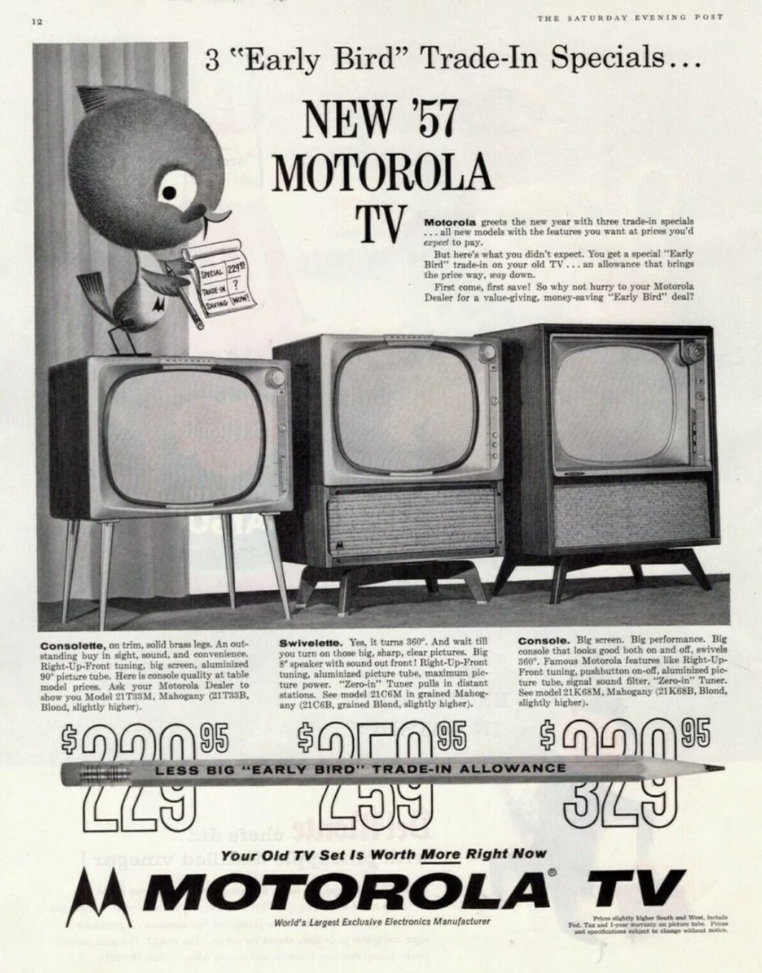 1957 Motorola Television