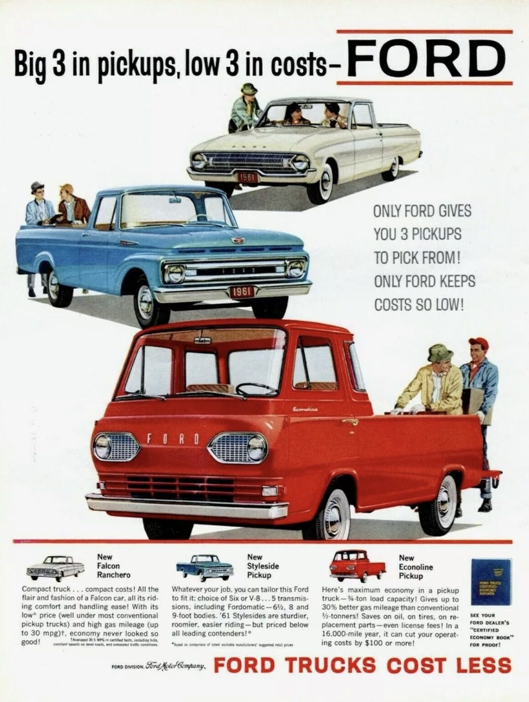 1961 Ford Pickup Truck ad