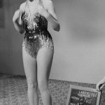 Sheree North doing a costume test for How to be Very Very Popular 1955
