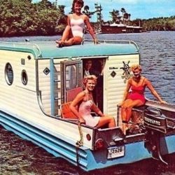 The Aqua-Trail Terra Marina Camper:Houseboat, 1959