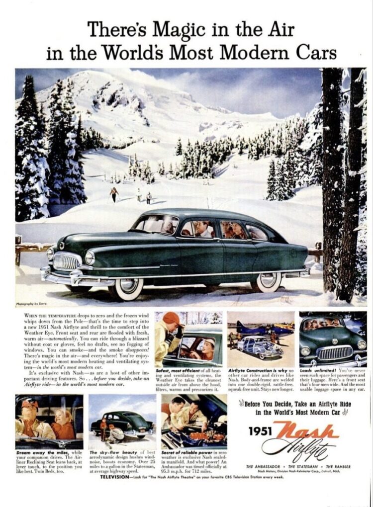 1951 Nash Airlyte advertisement