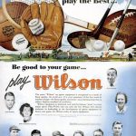 1951 Wilson Sporting Equipment advertisement