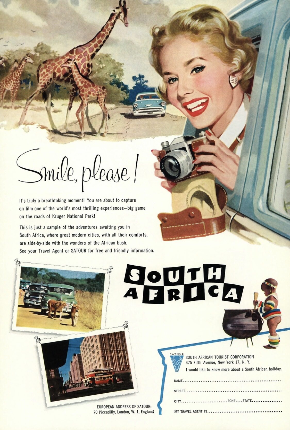 1957 South African Tourism advertisement
