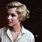 Marilyn Monroe during a hair test by Milton Greene for The Prince and the Showgirl. England, July 25th 1956