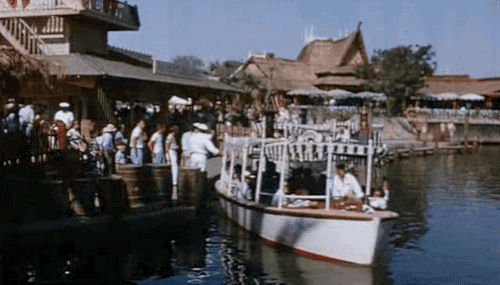 Opening day at Disneyland, July 17, 1955