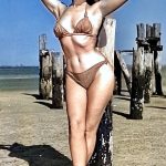 Bettie Page in a sexy 50’s Bikini