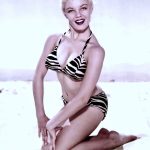 Sheree North in a bikini pose, 1955