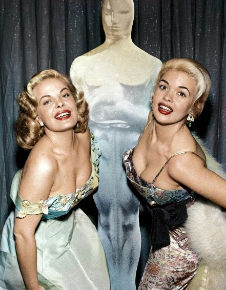 Cleo Moore and Jayne Mansfield, 1956