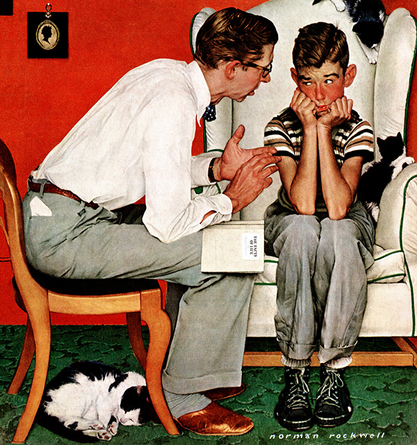 Facts of life by Norman Rockwell, 1951