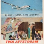 1957 TWA Trans World Airlines advertisement