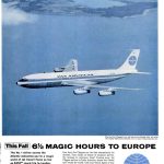 1958 Pan Am Jetliner advertising