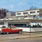 A Steak ‘n Shake drive in restaurant in the fifties!