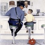 “The Runaway” by Norman Rockwell (1958)