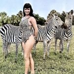 Jungle Bettie with some stripped friends