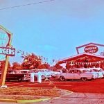 Burger Chef Restaurant on 16th St. in Indianapolis, IN. – 1958