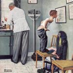 “Before the Shot” by Norman Rockwell (1958)
