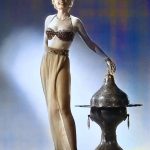 Lili St. Cyr Harem Girl w: Incense Burner. Publicity:Promo Photo | Pin-Up 1950’s