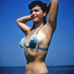 Bettie in blue