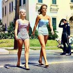 Walking to the Beach in the 50s