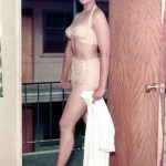 Kim Novak in a bathing suit, 1956.