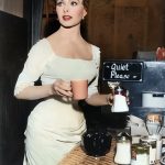 Gorgeous JEANNE CRAIN On the set of The Fastest Gun Alive (1956)