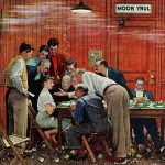 Jury Room : The Holdout (1959) by Norman Rockwell