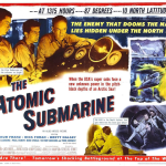 Paul Dubov, Dick Foran, Arthur Franz, Brett Halsey, and Joi Lansing in The Atomic Submarine (1959)